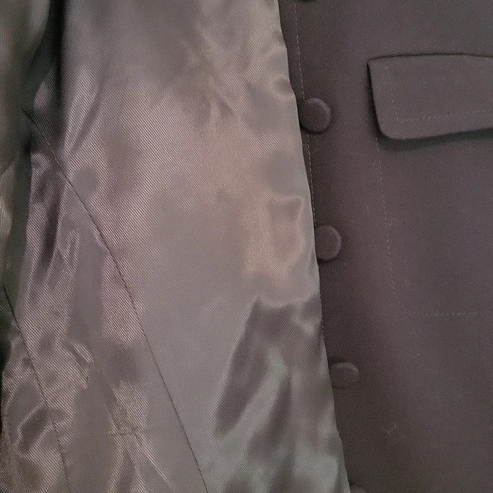 Loft Size 8 Navy Heavy Shacket NWOT - Picture 5 of 6